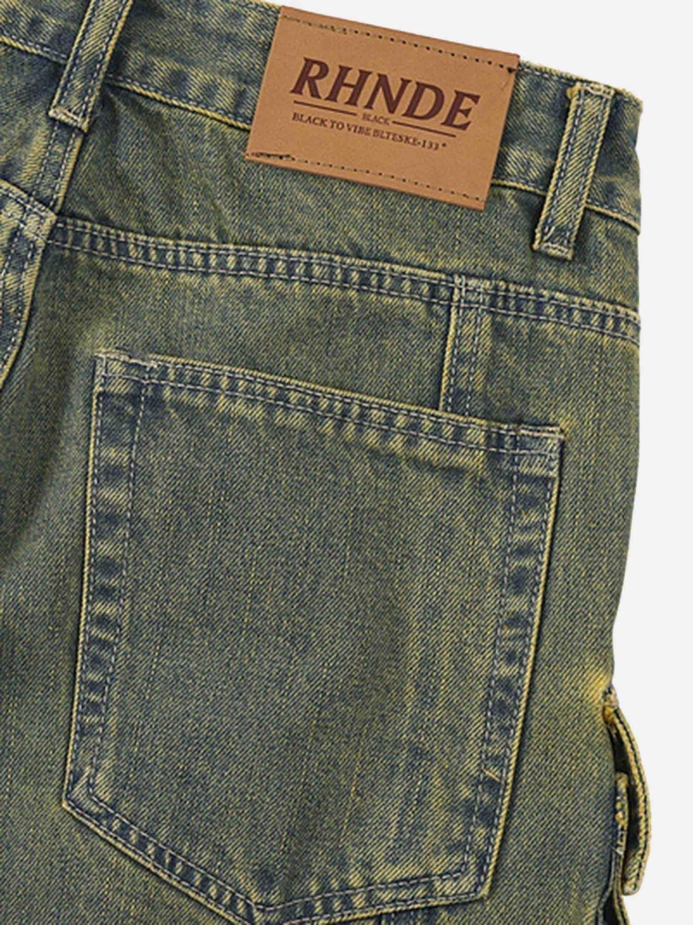 Tntwear® - Multi-Pocket Workwear Loose Jeans - 1789 - tntwear1