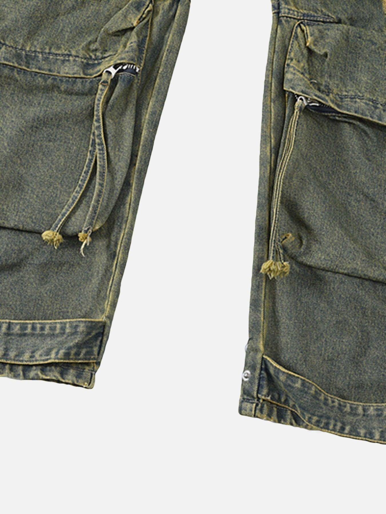 Tntwear® - Multi-Pocket Workwear Loose Jeans - 1789 - tntwear1
