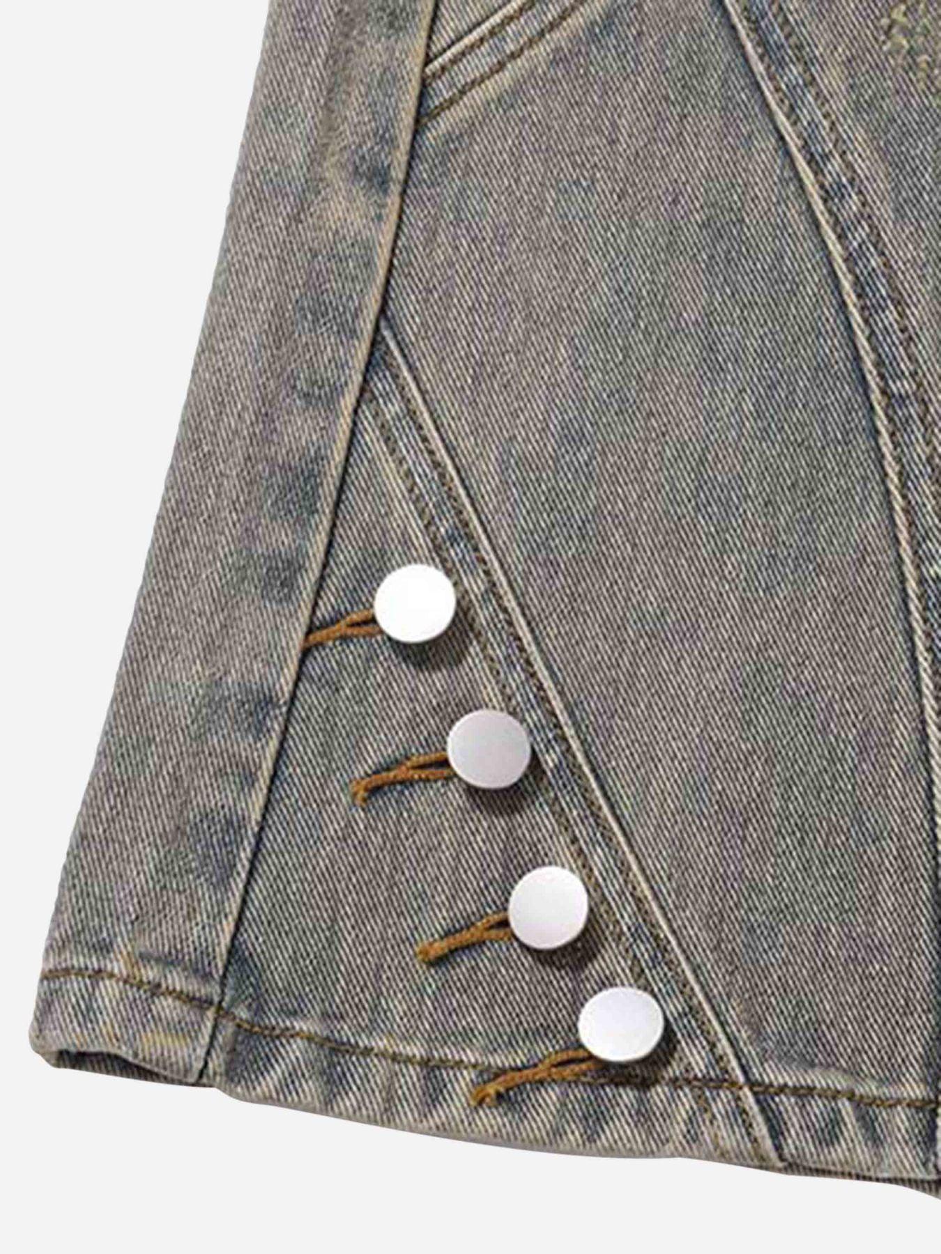 Tntwear® - Patchwork Stressed Jeans - tntwear1