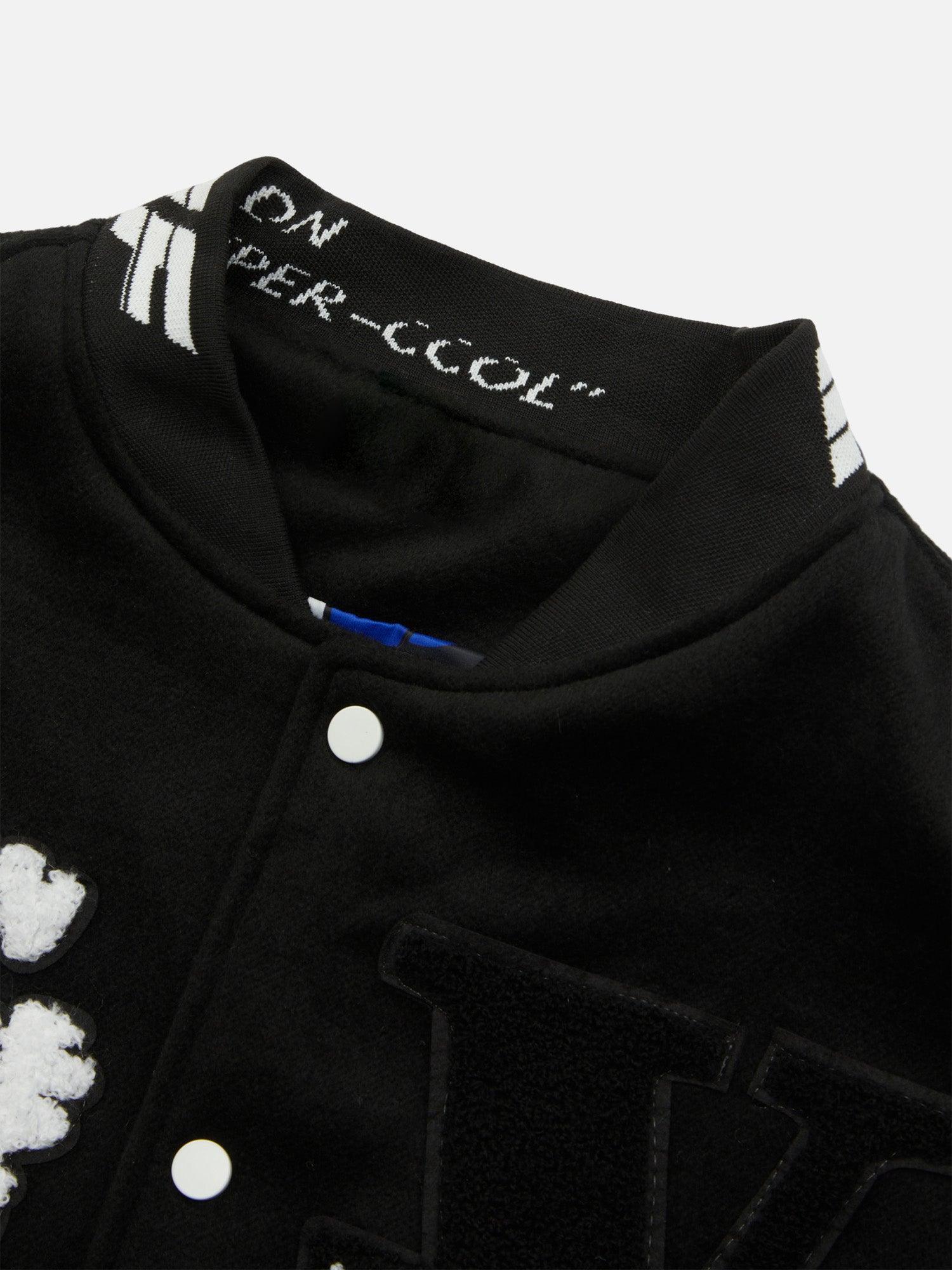 Tntwear® - Pink Terry Patch Embroidered Hip Hop Baseball Jersey - 1965 - tntwear1