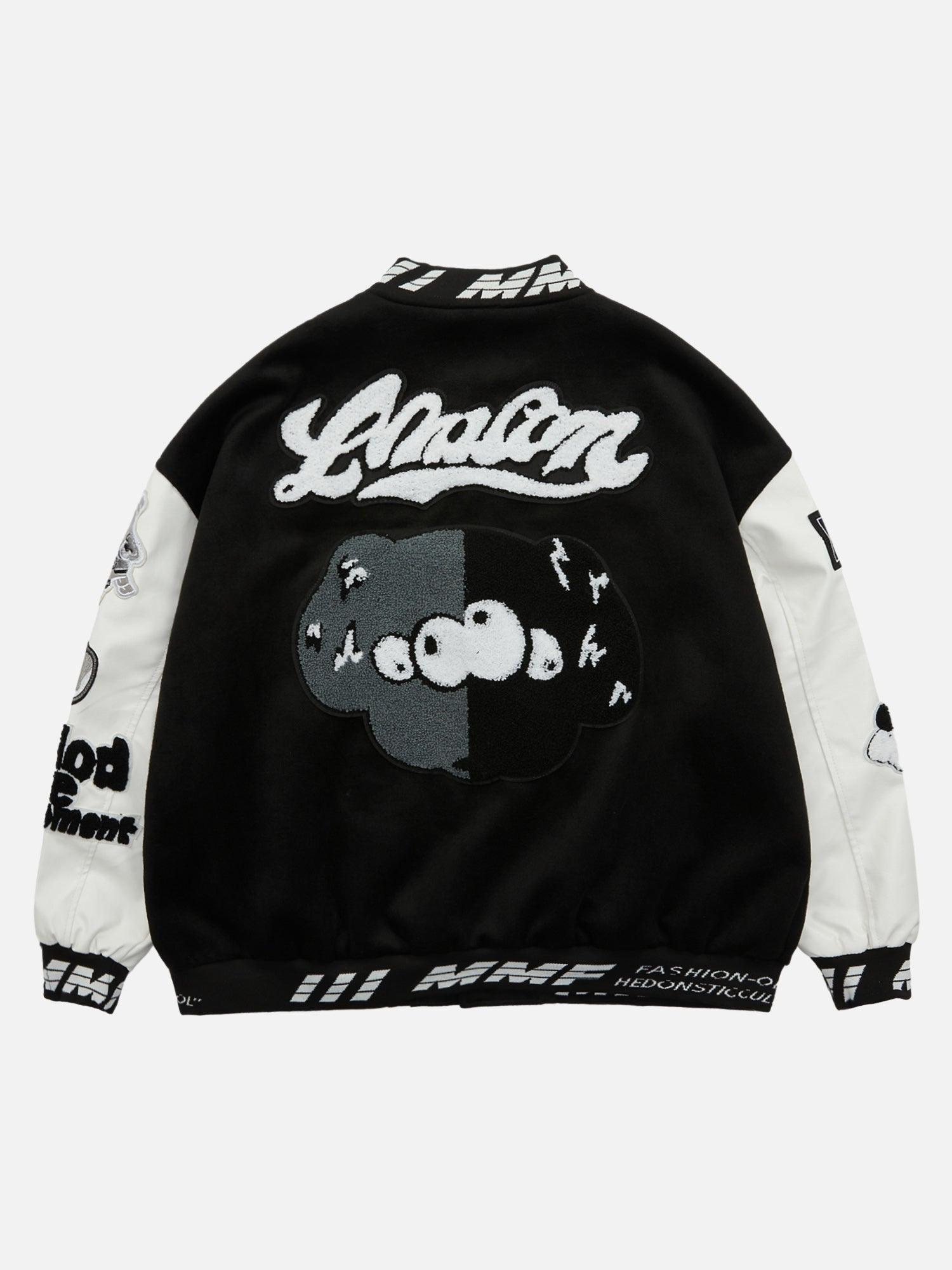 Tntwear® - Pink Terry Patch Embroidered Hip Hop Baseball Jersey - 1965 - tntwear1