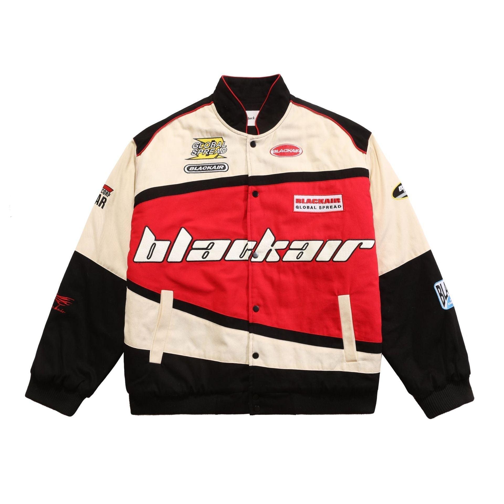 Tntwear® - Retro Style Quilted Racing Jacket - 1297 - tntwear1