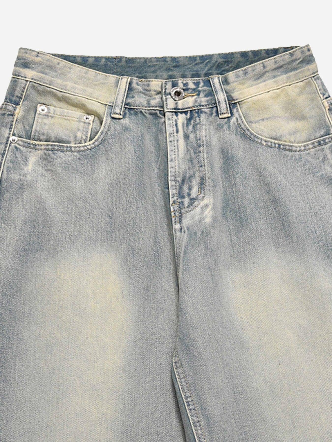 Tntwear® - Washed And Worn Loose Jeans - 1953 - tntwear1