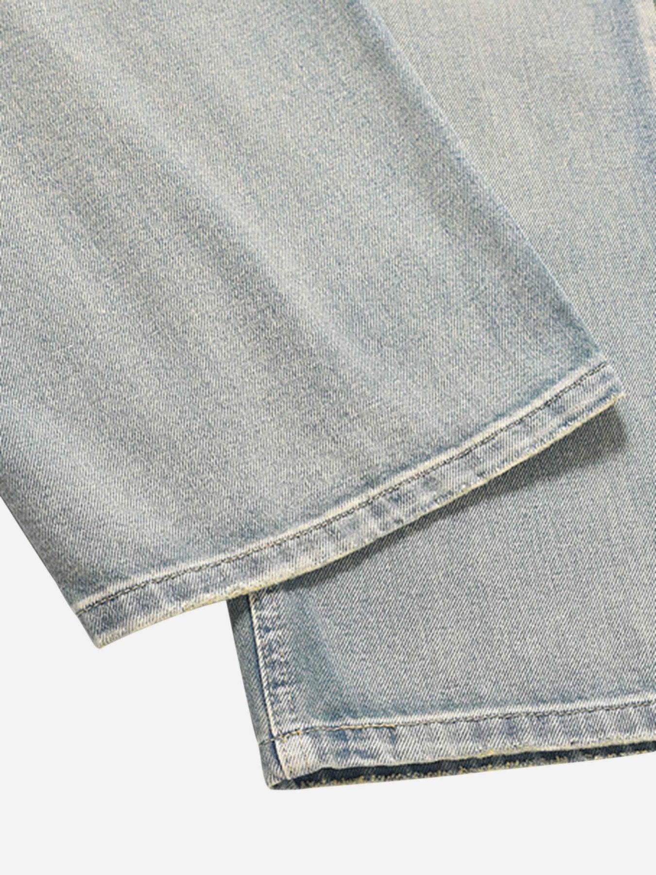 Tntwear® - Washed And Worn Loose Jeans - 1953 - tntwear1