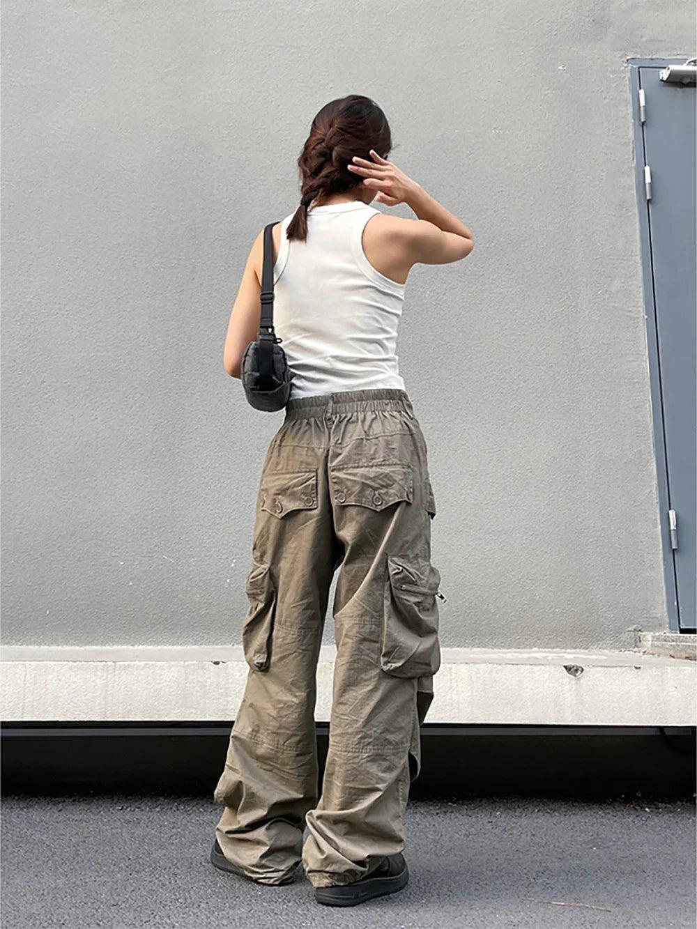 Y2k Women's Cargo Pants - tntwear1