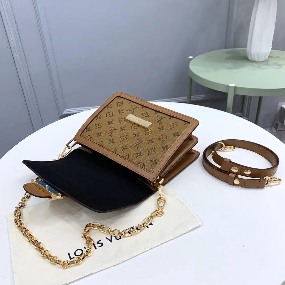 SO - New Fashion Women's Bags LUV DAUPHINE Nicolas Ghesquière Monogram Reverse A052 - tntwear1