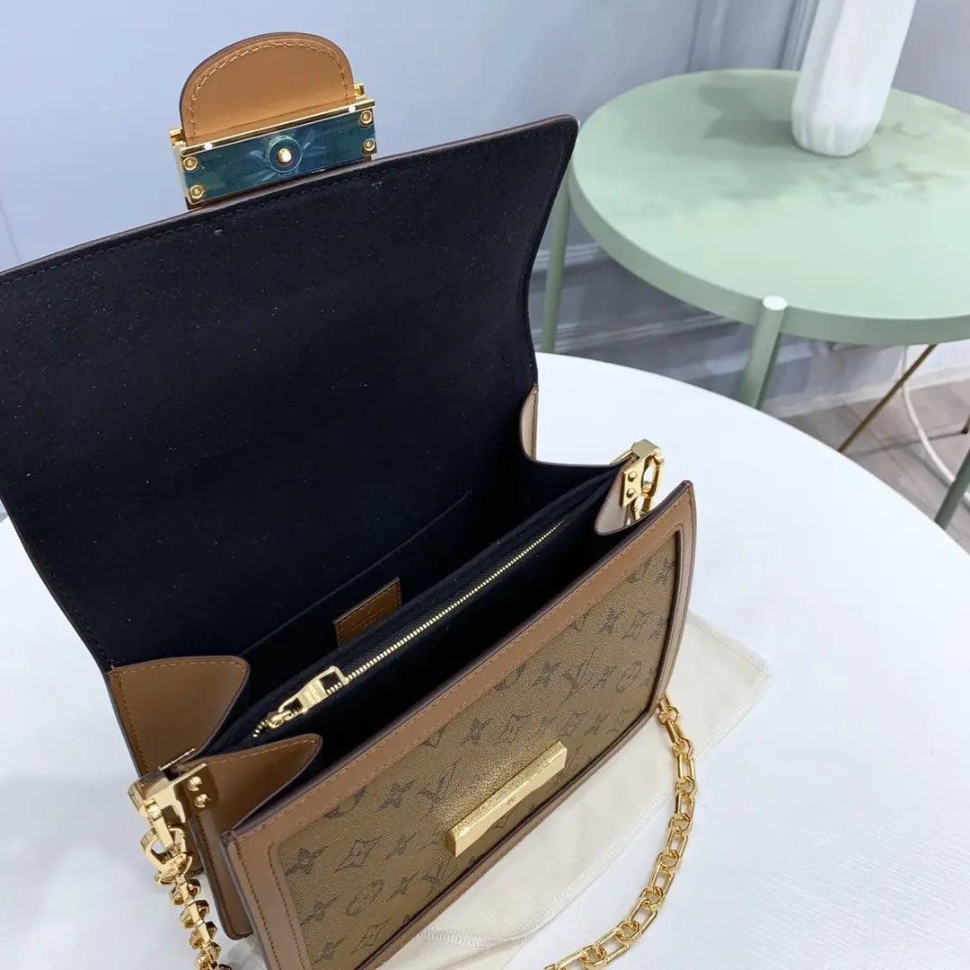 SO - New Fashion Women's Bags LUV DAUPHINE Nicolas Ghesquière Monogram Reverse A052 - tntwear1