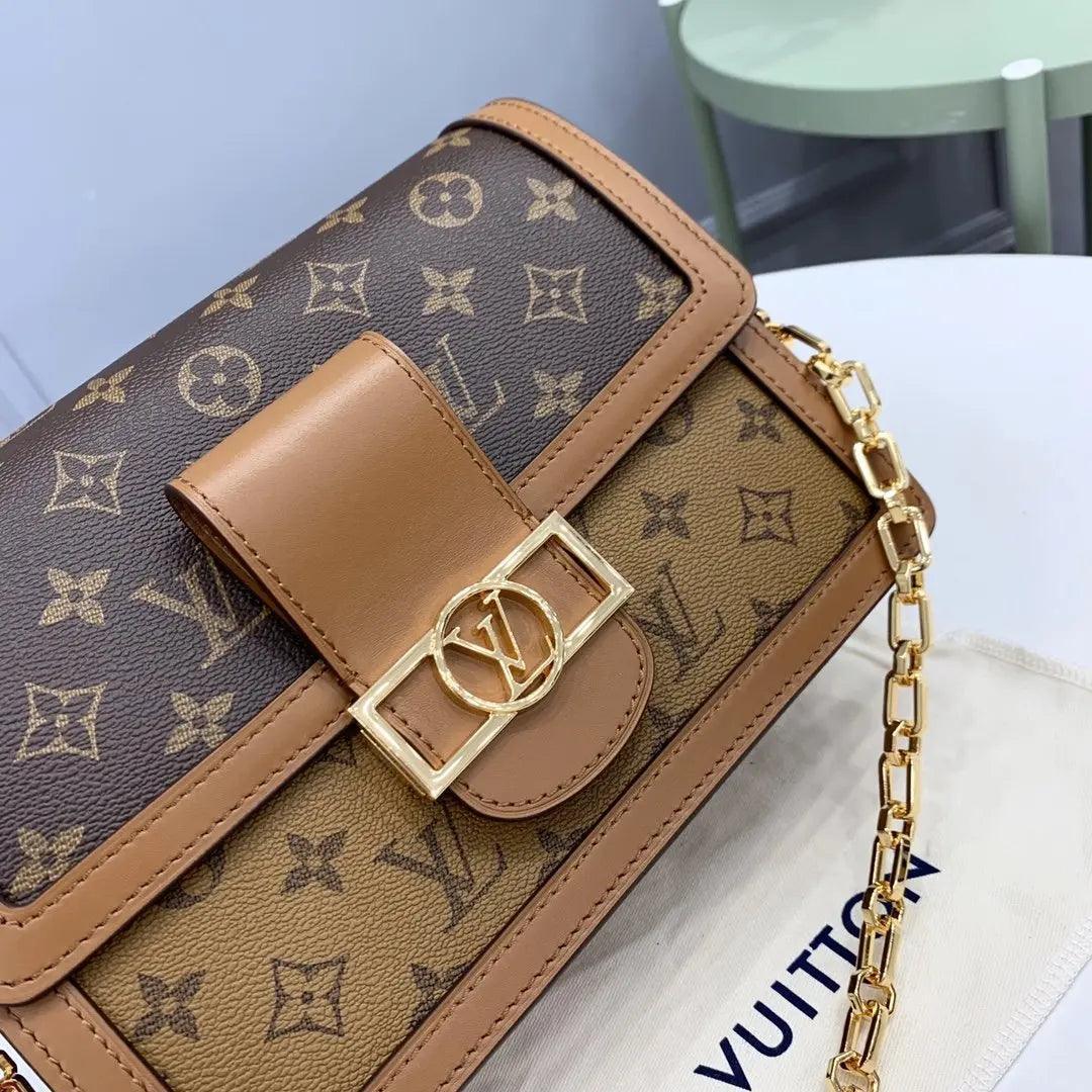 SO - New Fashion Women's Bags LUV DAUPHINE Nicolas Ghesquière Monogram Reverse A052 - tntwear1