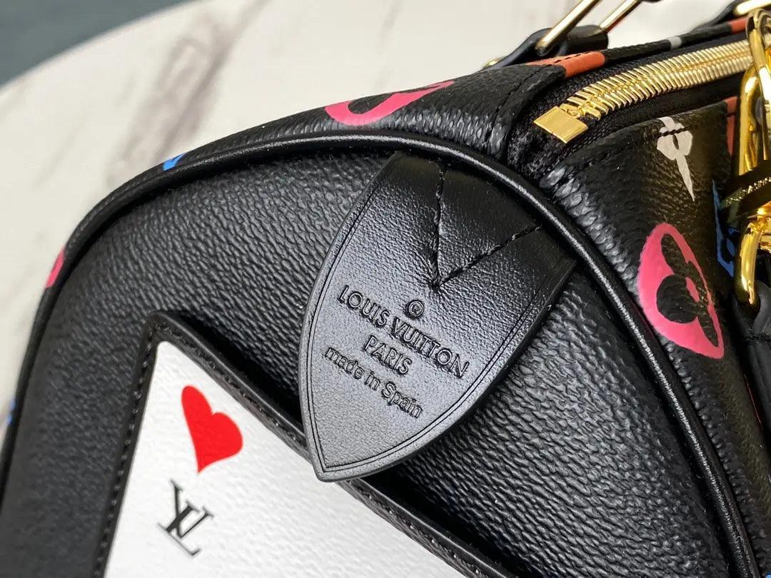 SO - New Fashion Women's Bags LUV Speedy Bandoulière Nicolas Ghesquière Game On Monogram A053 - tntwear1