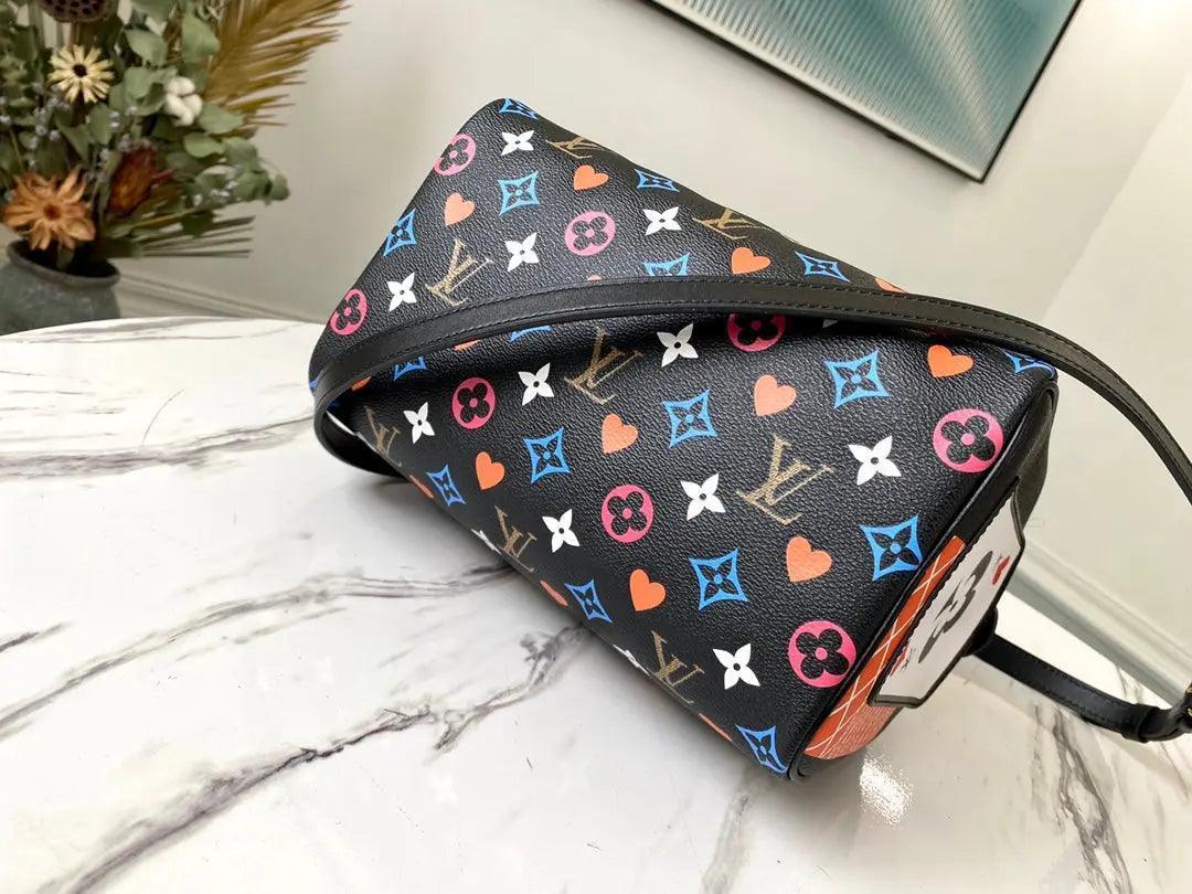 SO - New Fashion Women's Bags LUV Speedy Bandoulière Nicolas Ghesquière Game On Monogram A053 - tntwear1