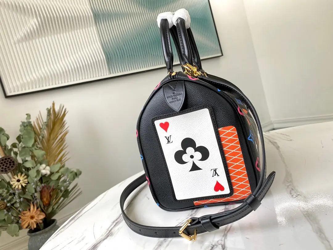 SO - New Fashion Women's Bags LUV Speedy Bandoulière Nicolas Ghesquière Game On Monogram A053 - tntwear1