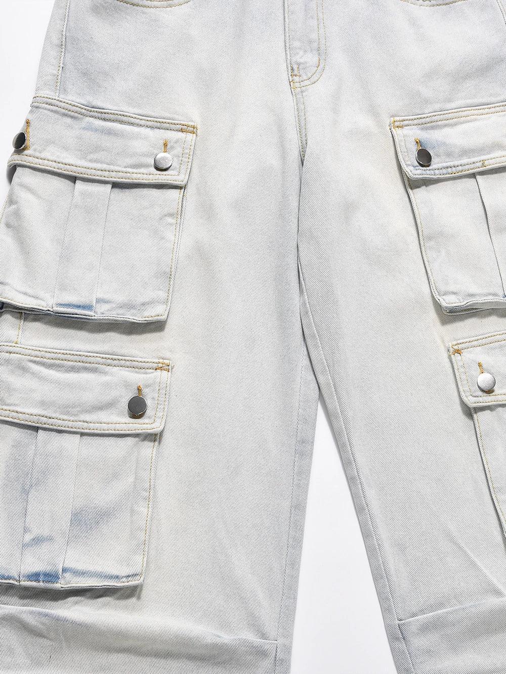 Y2k Vintage Distressed Cargo Pants - tntwear1