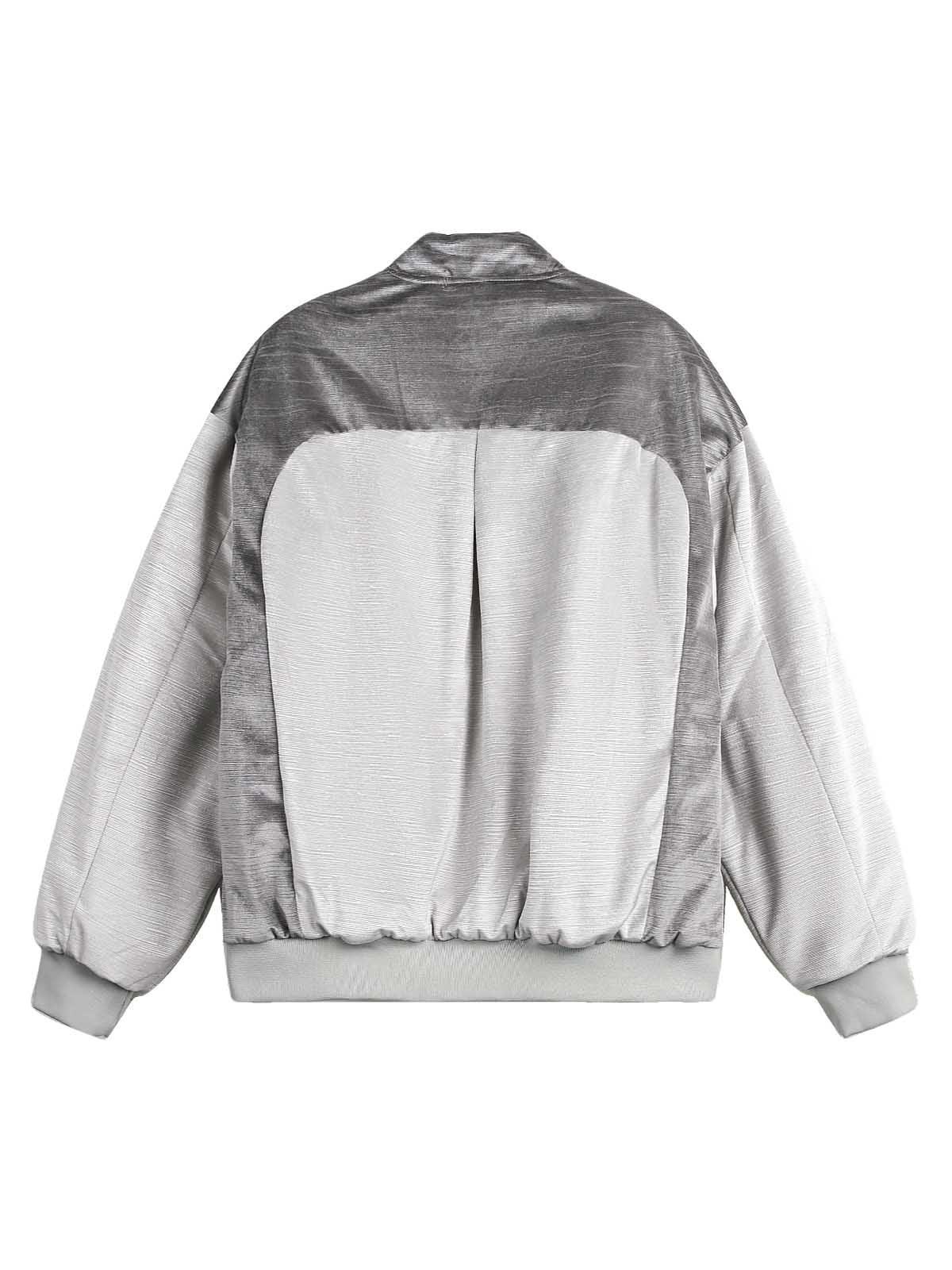 Tntwear Patchwork Embroidered Bomber Jacket
