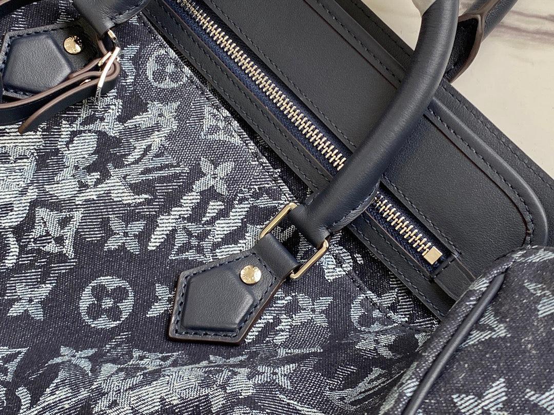 LV GRAND SAC Virgil Abloh Monogram Pastel Noir M57284 - tntwear1