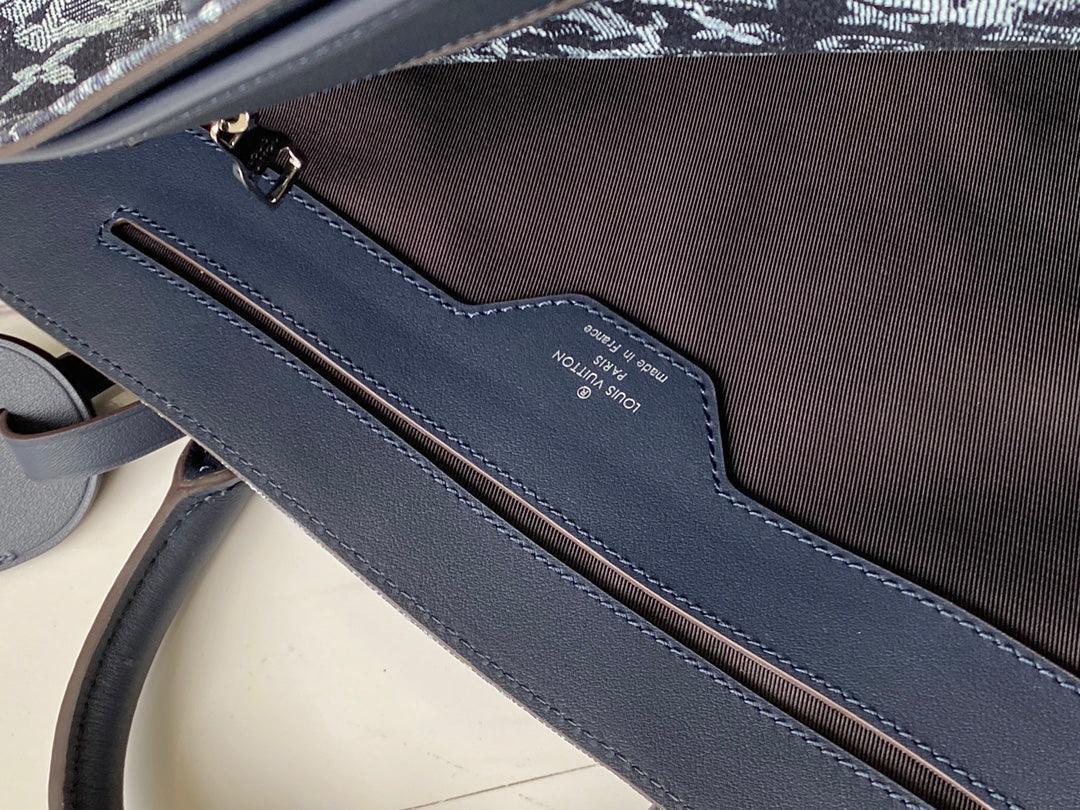 LV GRAND SAC Virgil Abloh Monogram Pastel Noir M57284 - tntwear1