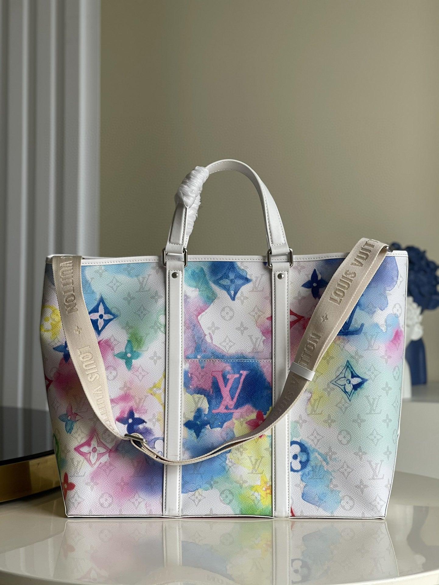 LV Virgil Abloh Monogram Watercolor M45755 - tntwear1
