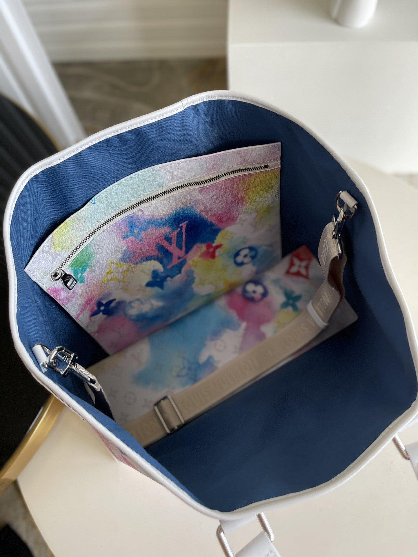 LV Virgil Abloh Monogram Watercolor M45755 - tntwear1