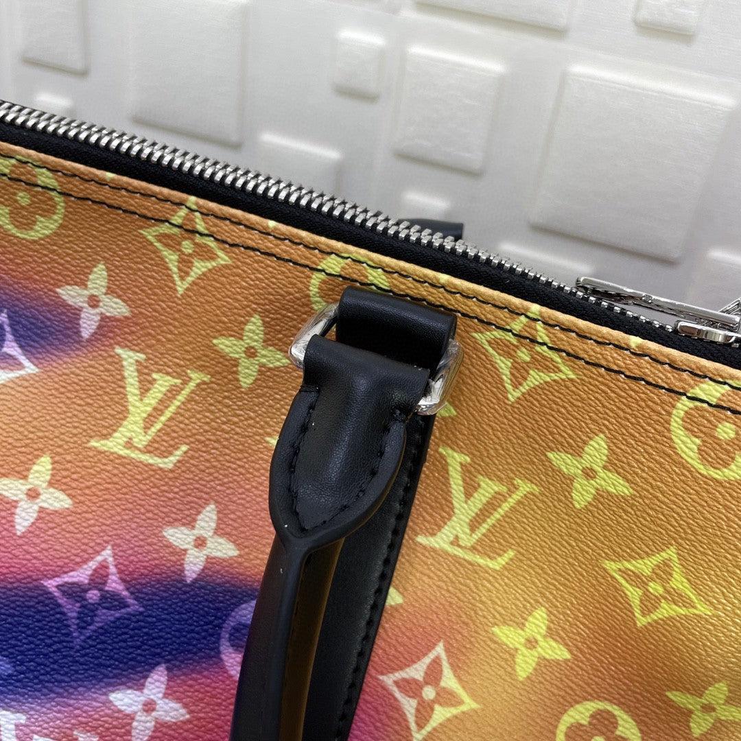LV Keepall 50 BANDOULIÈRE MONOGRAM Virgil Abloh M45758 - tntwear1