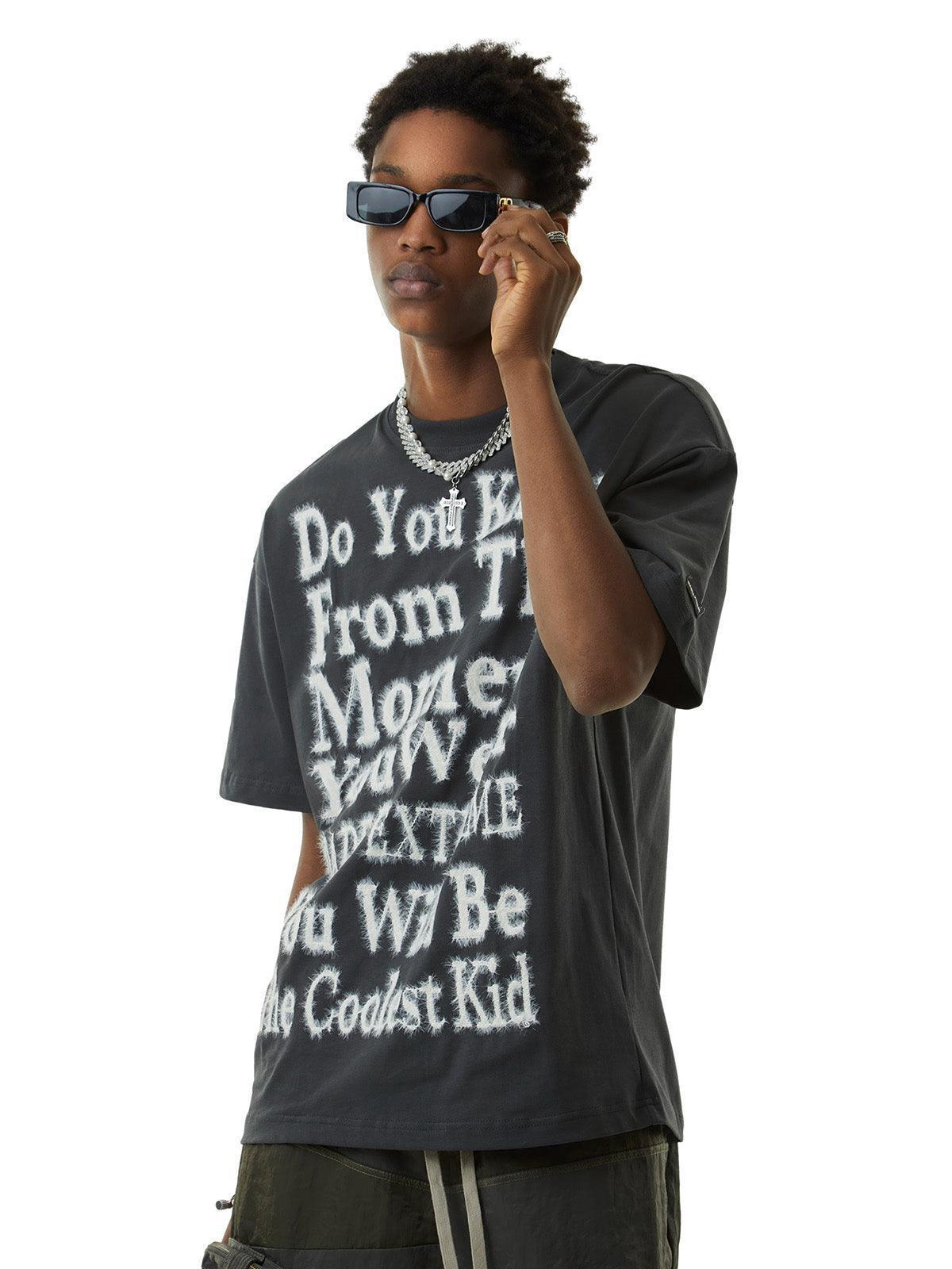Tntwear Furry Funny Slogan Street Rap T-shirt - 2053