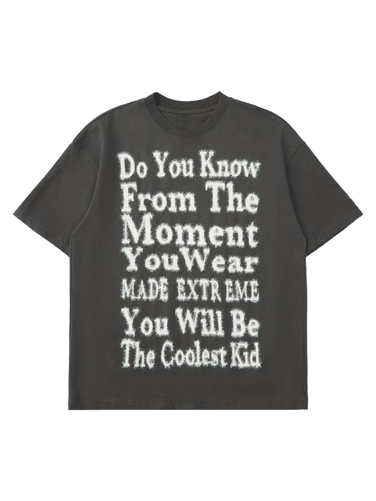 Tntwear Furry Funny Slogan Street Rap T-shirt - 2053