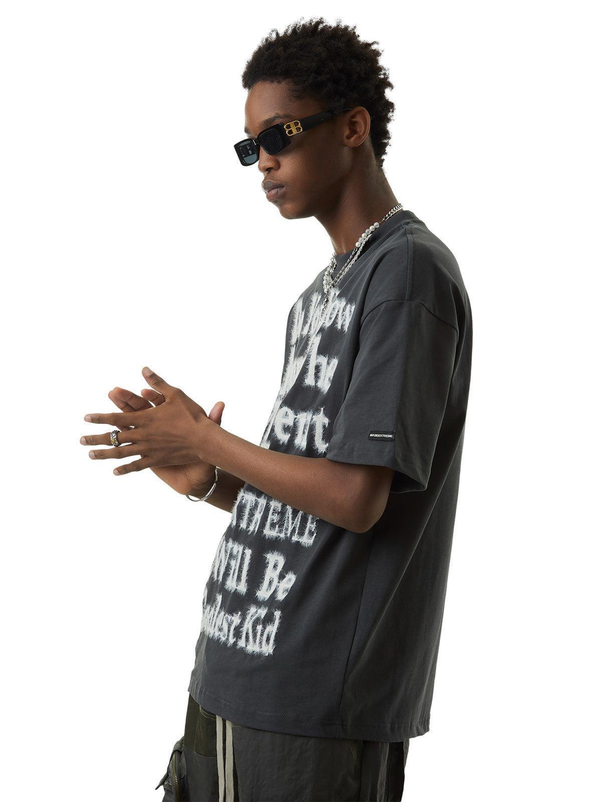 Tntwear Furry Funny Slogan Street Rap T-shirt - 2053