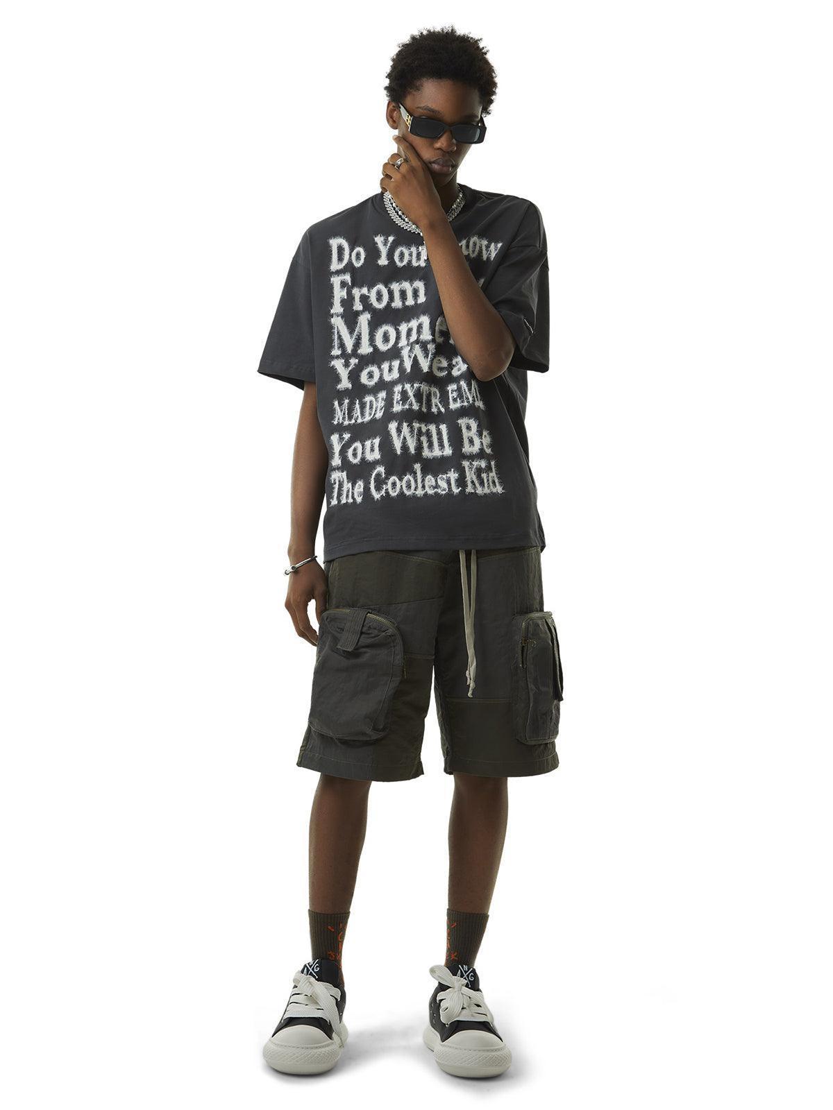 Tntwear Furry Funny Slogan Street Rap T-shirt - 2053