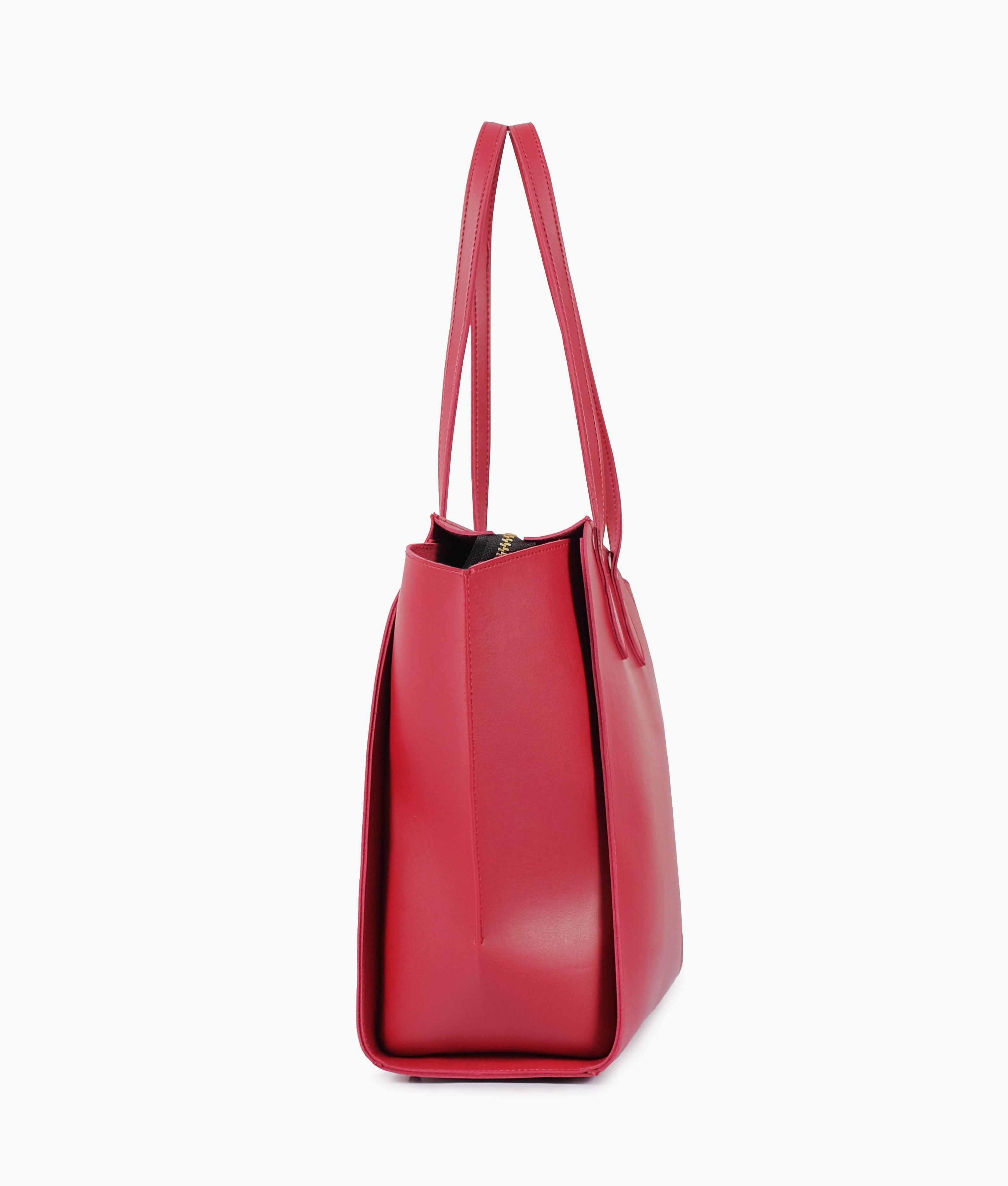 Maroon classic tote bag - tntwear1
