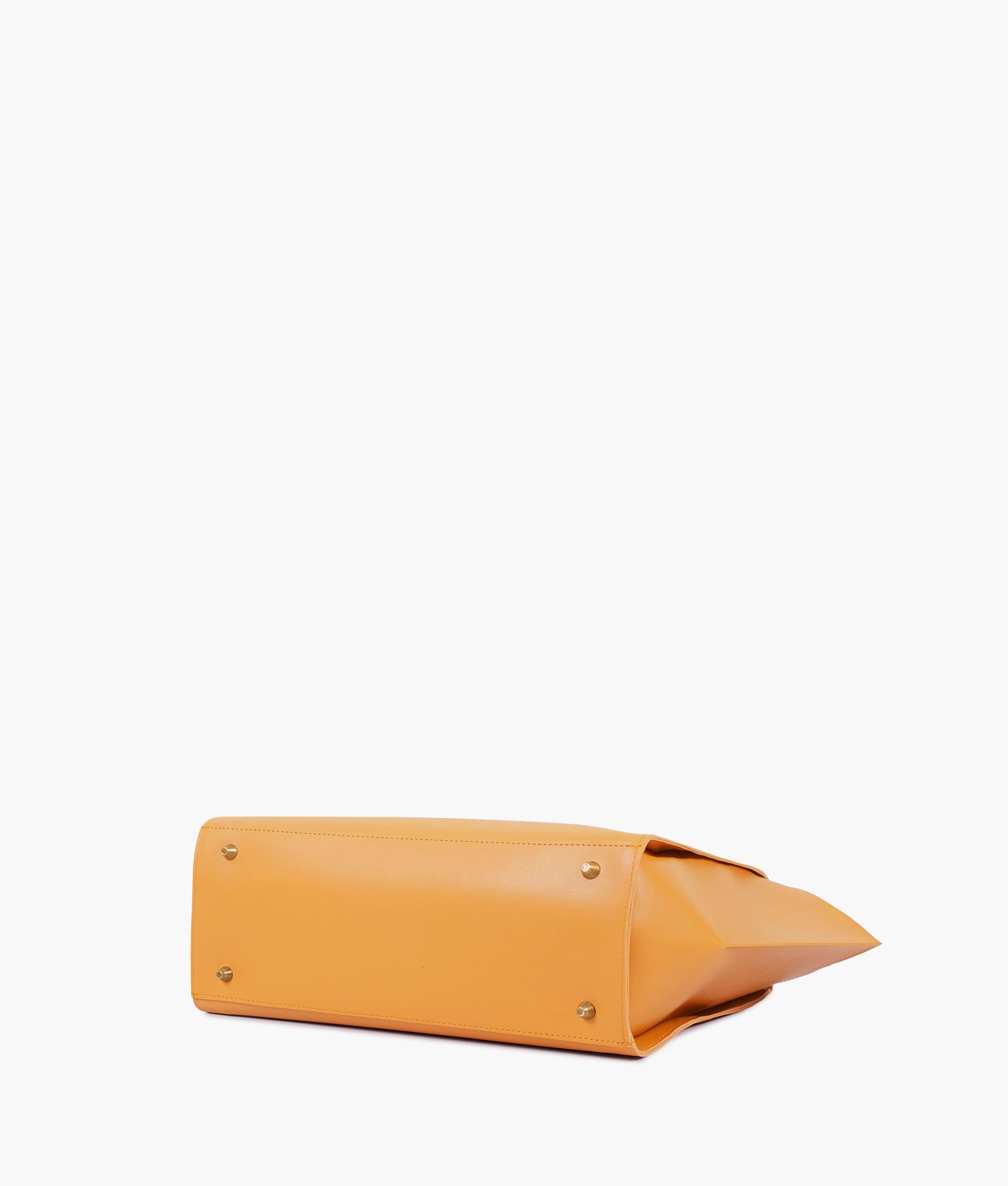 Mustard classic tote bag - tntwear1