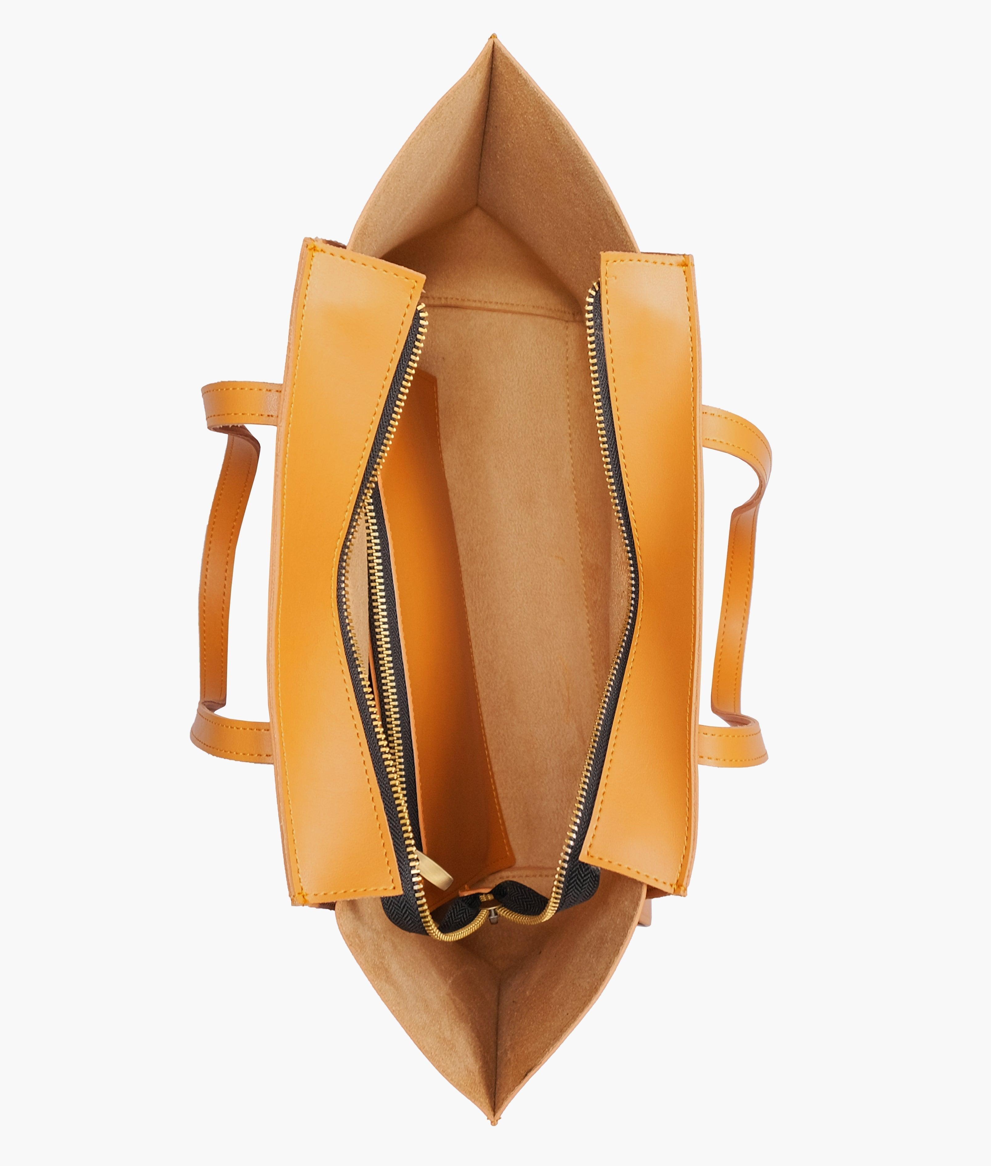 Mustard classic tote bag - tntwear1
