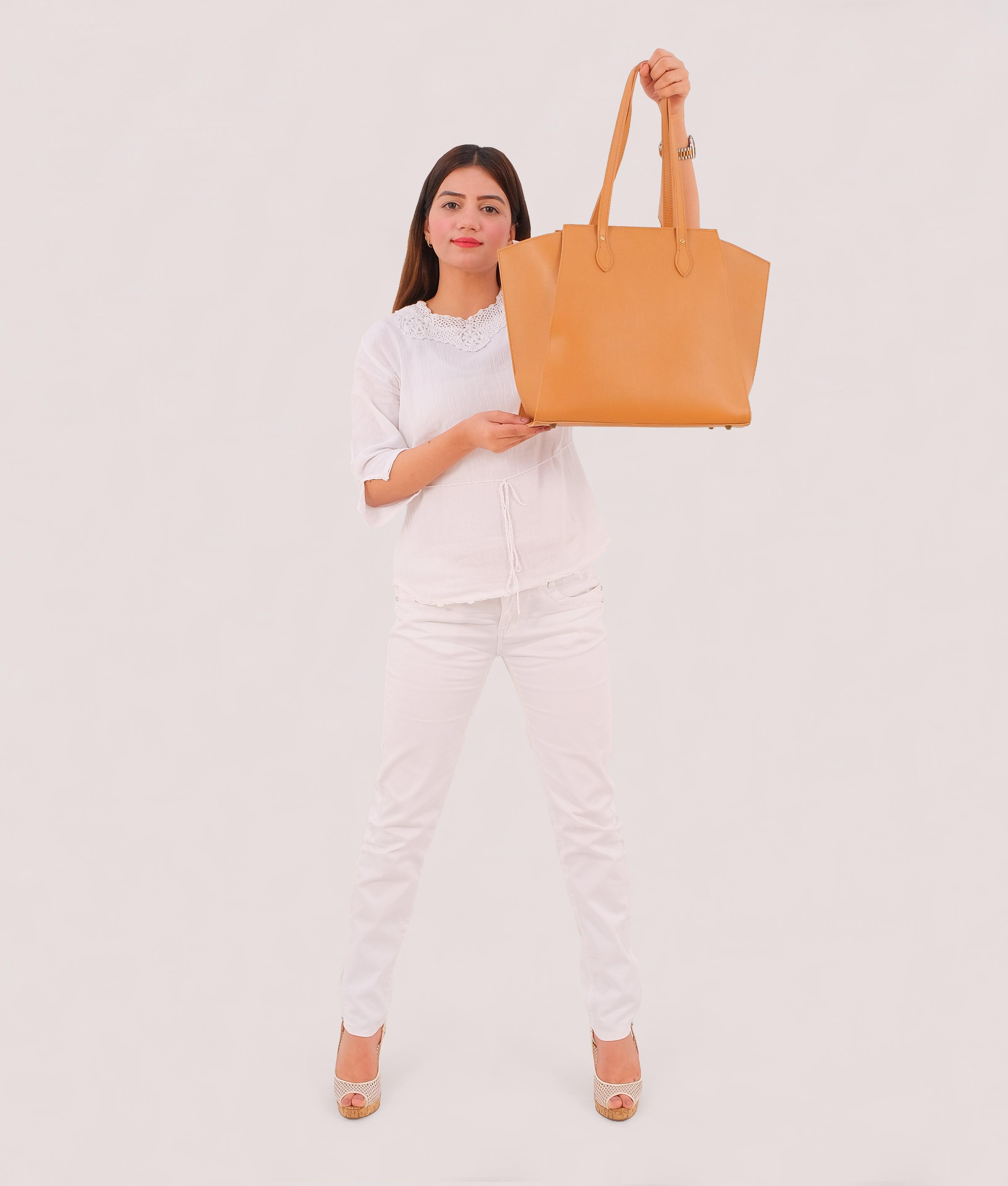 Mustard classic tote bag - tntwear1