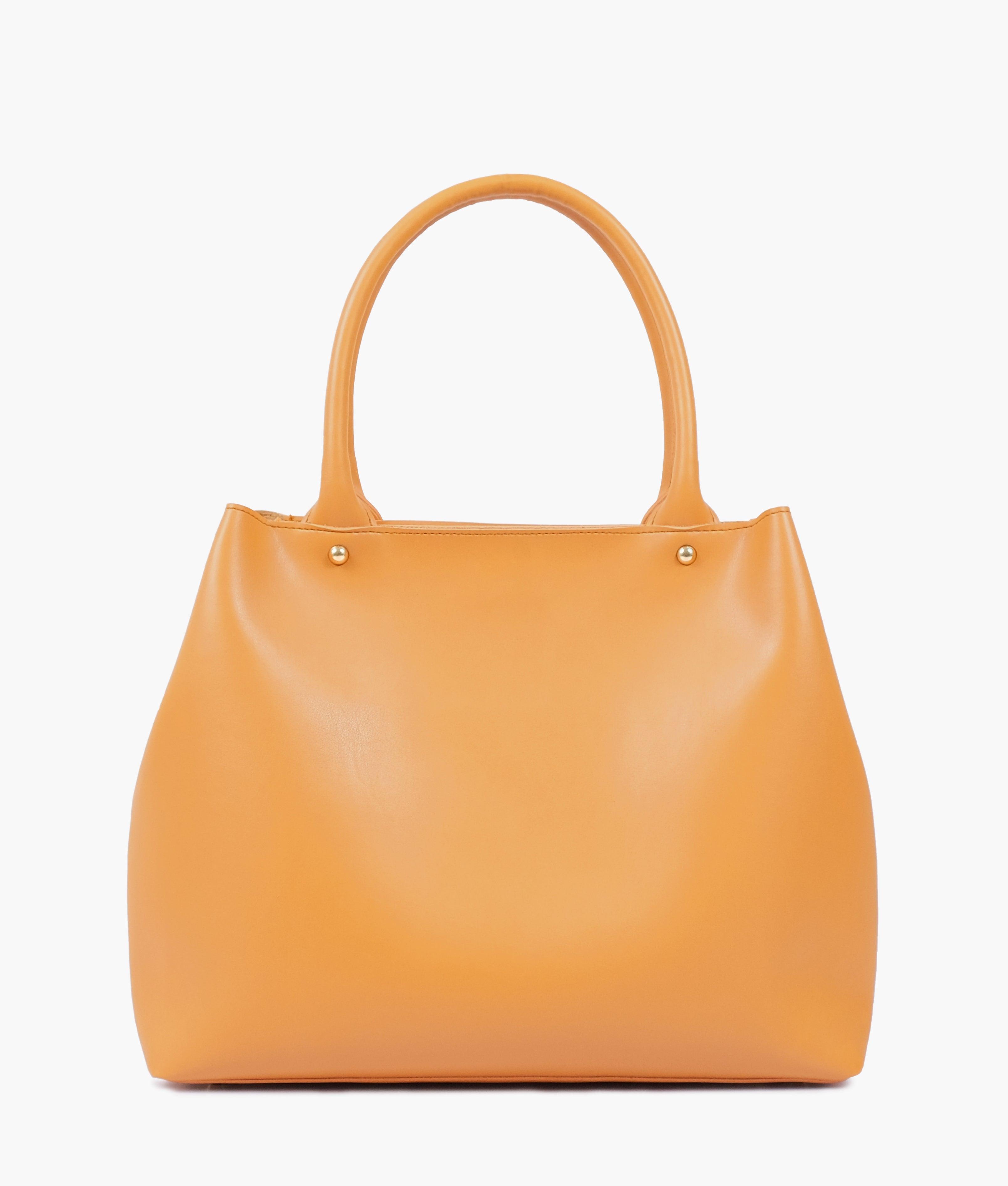 Mustard zipper tote bag - tntwear1