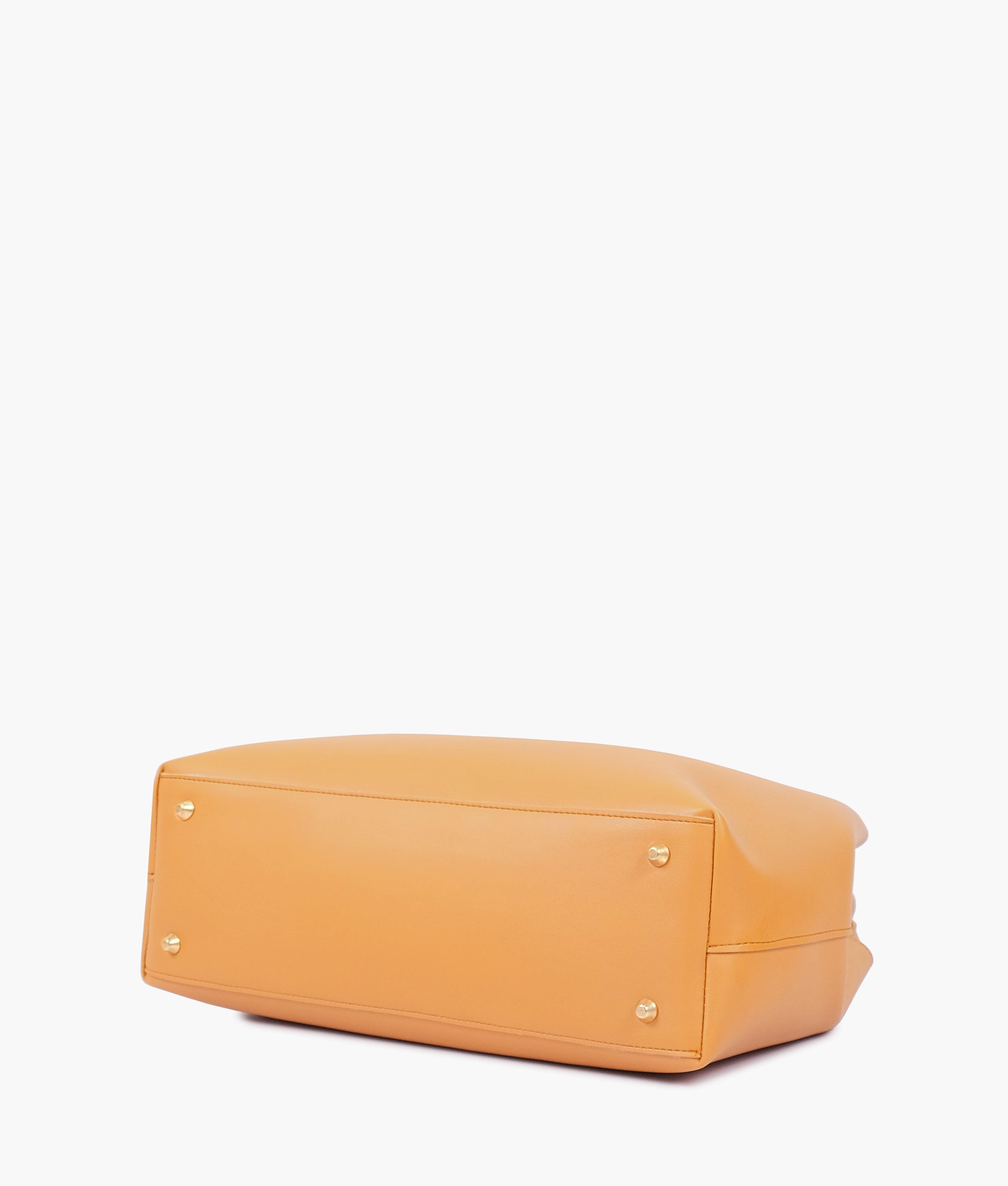 Mustard zipper tote bag - tntwear1