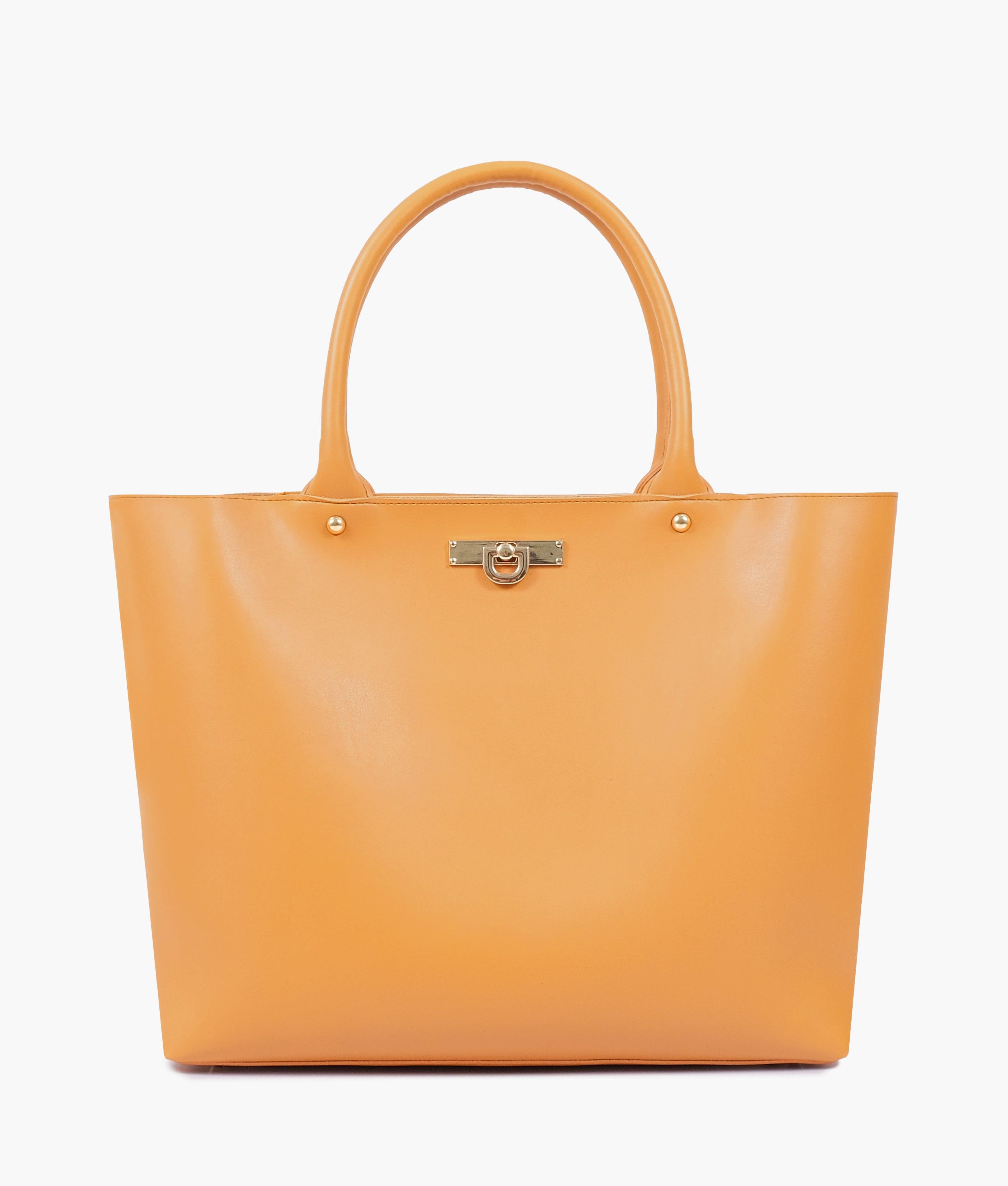 Mustard zipper tote bag - tntwear1