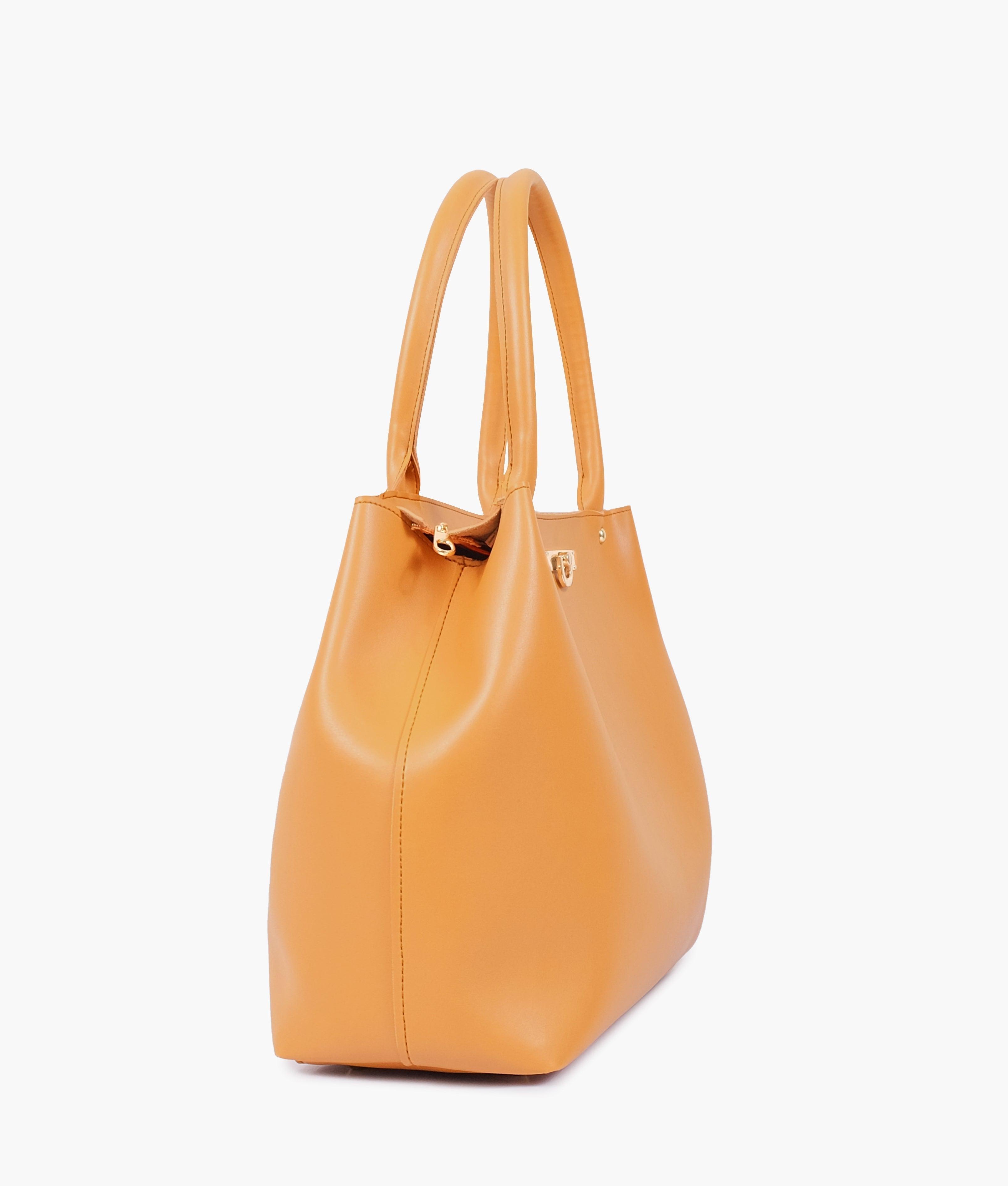 Mustard zipper tote bag - tntwear1