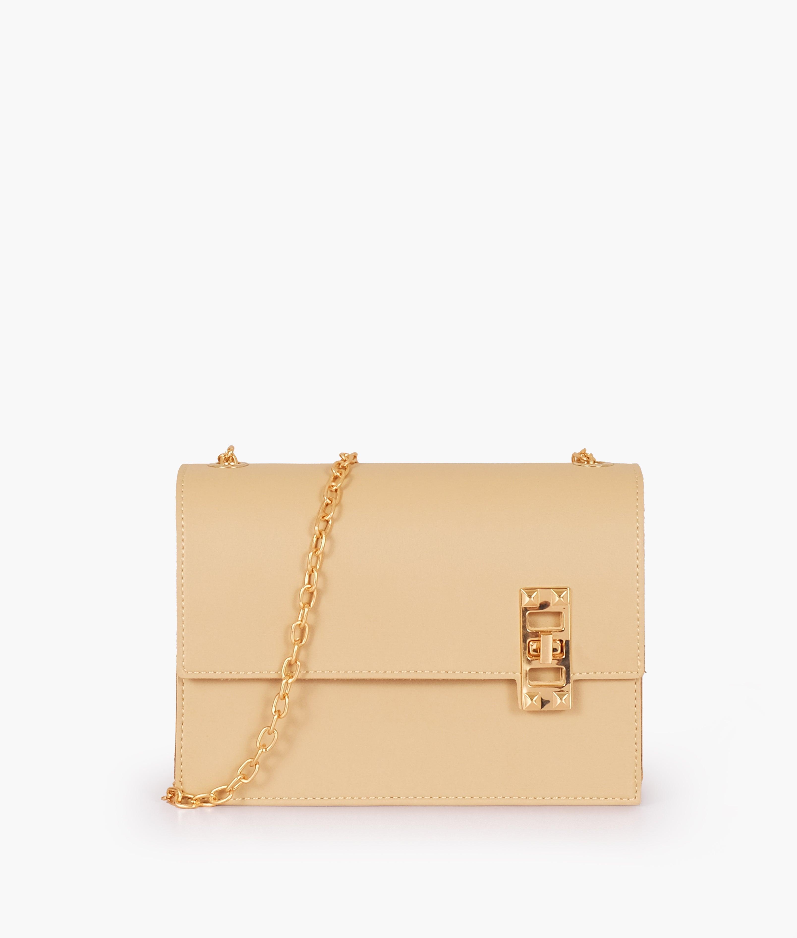 Off-white chain shoulder bag with twist lock - tntwear1