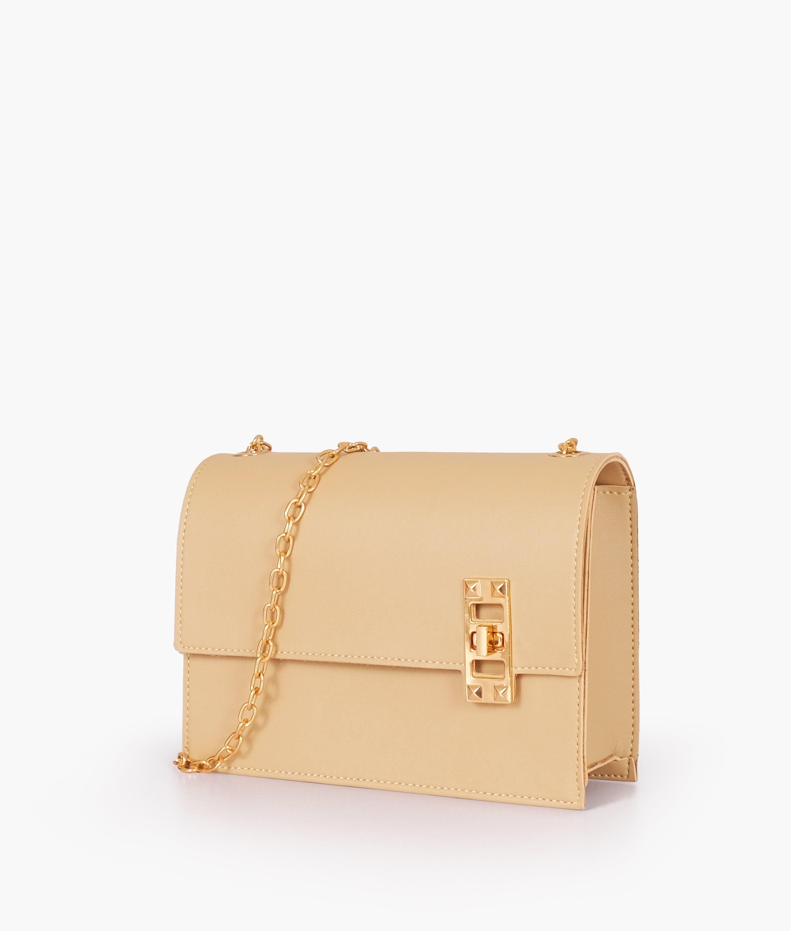 Off-white chain shoulder bag with twist lock - tntwear1