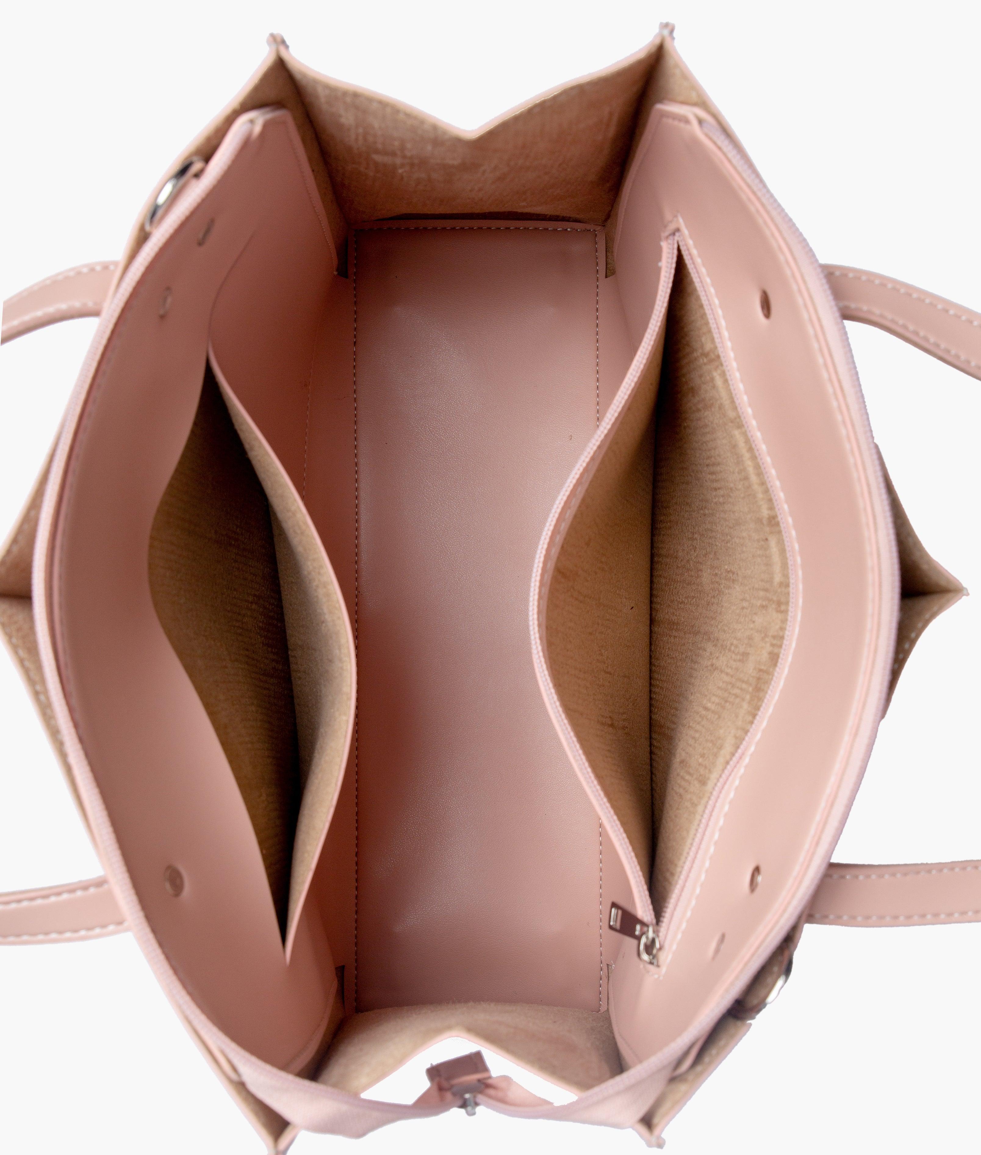 Peach work tote bag - tntwear1