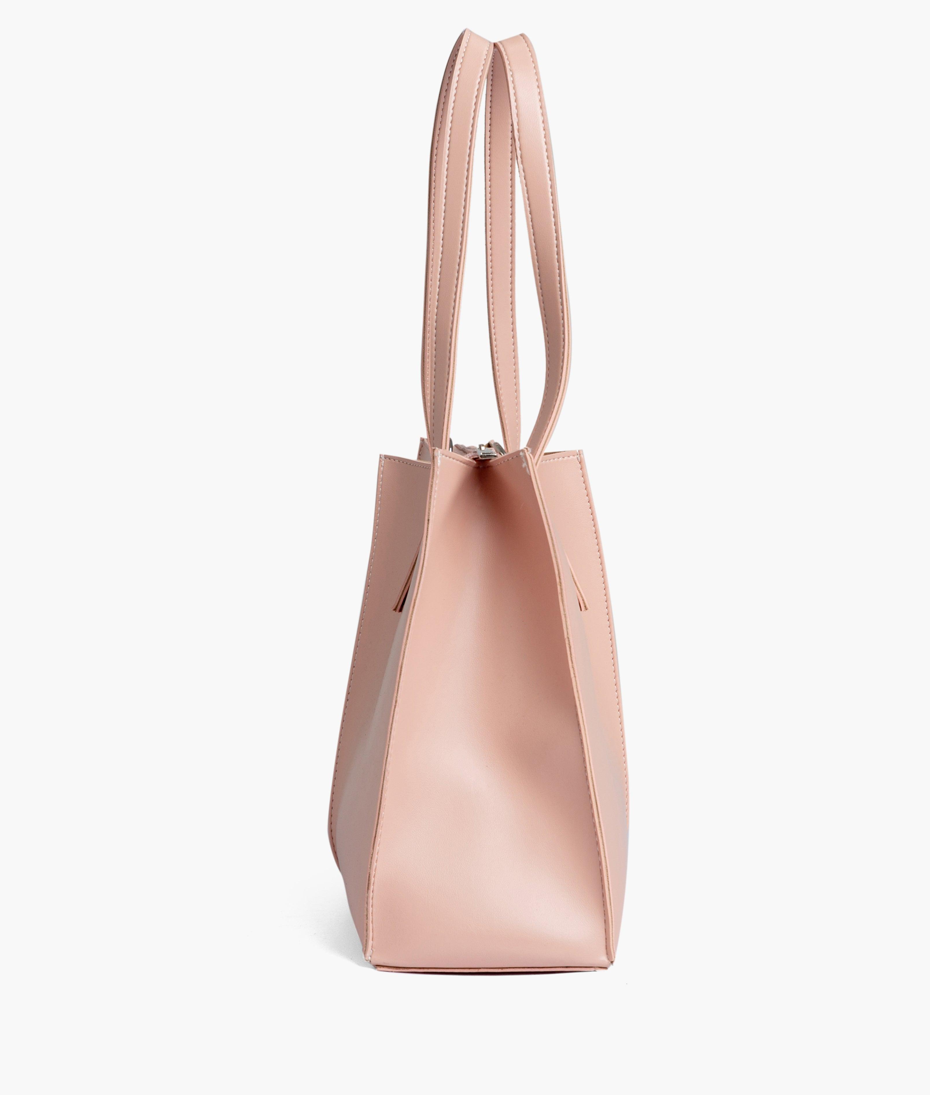 Peach work tote bag - tntwear1