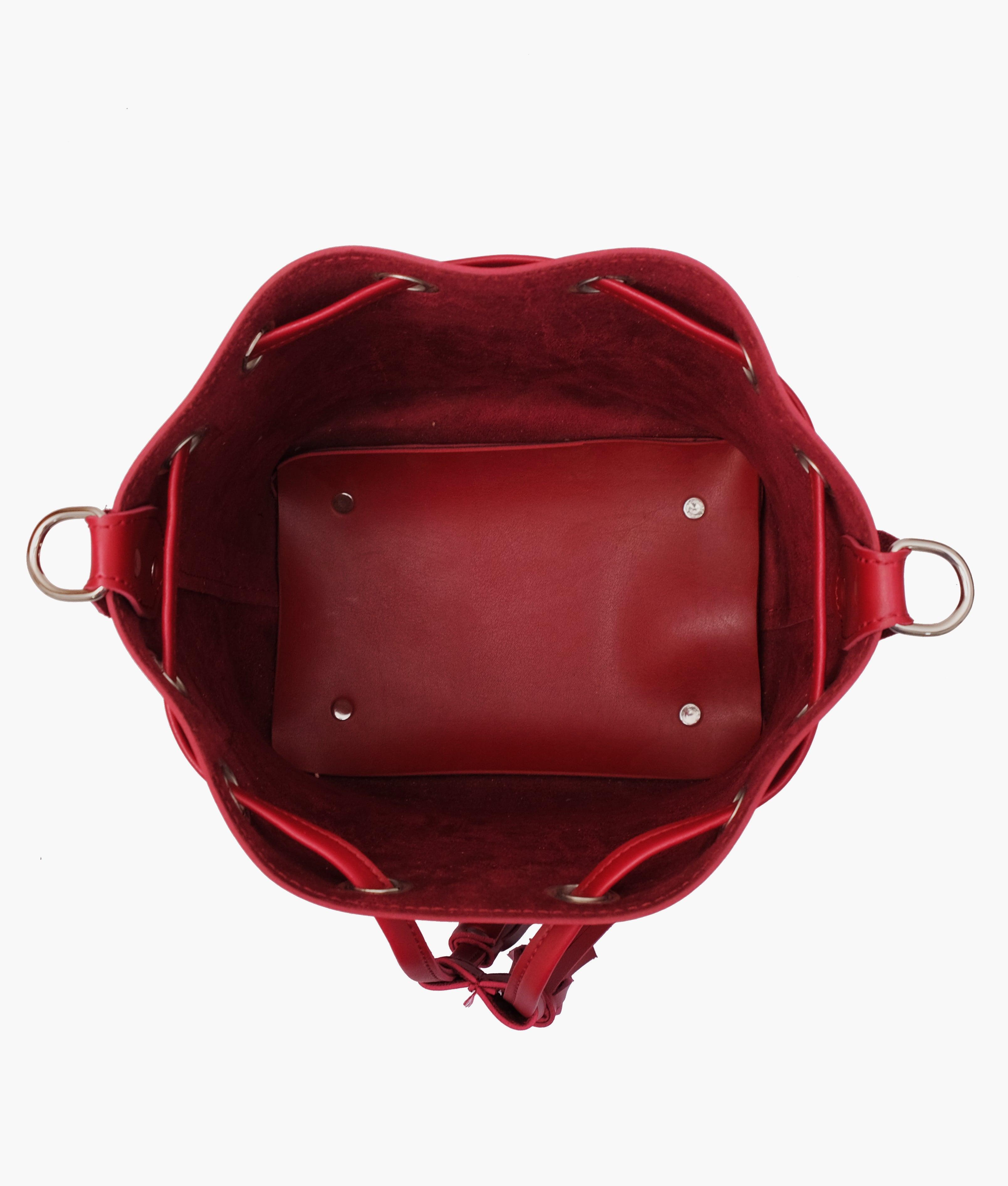 Maroon bucket bag - tntwear1