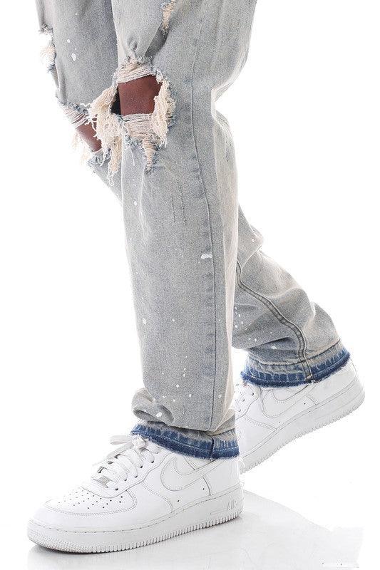Relaxed Destroyed Jeans - tntwear1