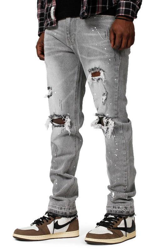 Relaxed Destroyed Jeans - tntwear1