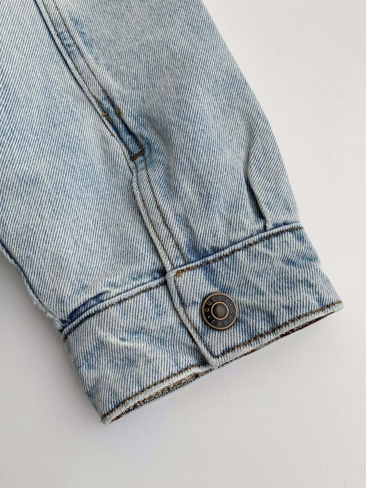 Gucci Reversible Light Blue Denim Jacket