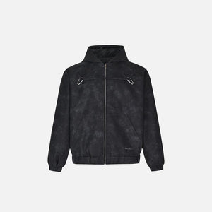 Y2k Loose padded Leather Jacket - tntwear1