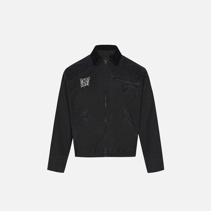 Loose Retro Washed Jacket - tntwear1