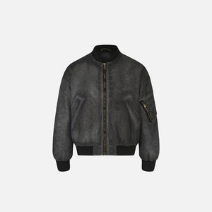 Dyed Distressed Padded Jacket - tntwear1