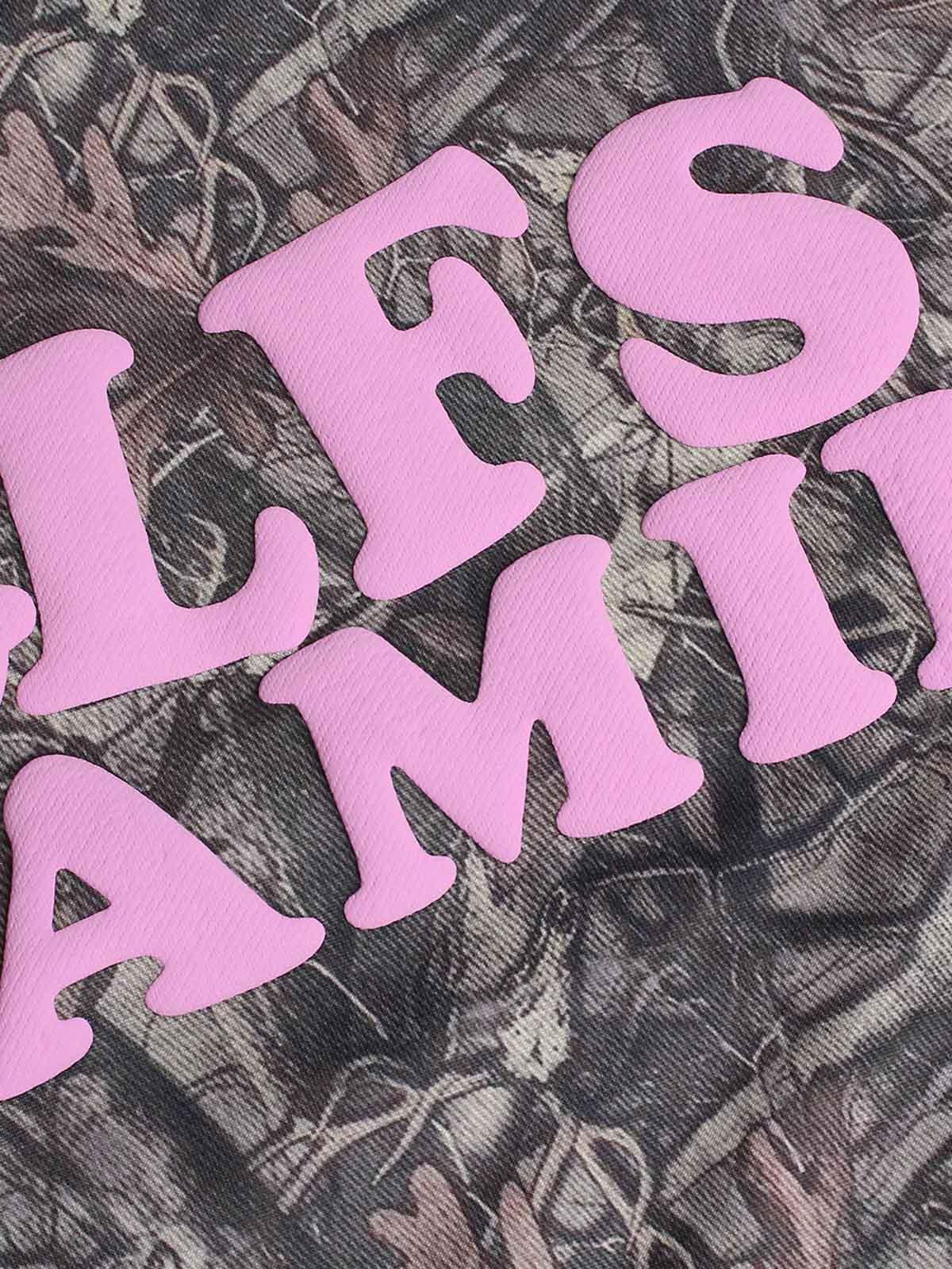 Tntwear Camouflage Foam Letter Hoodie