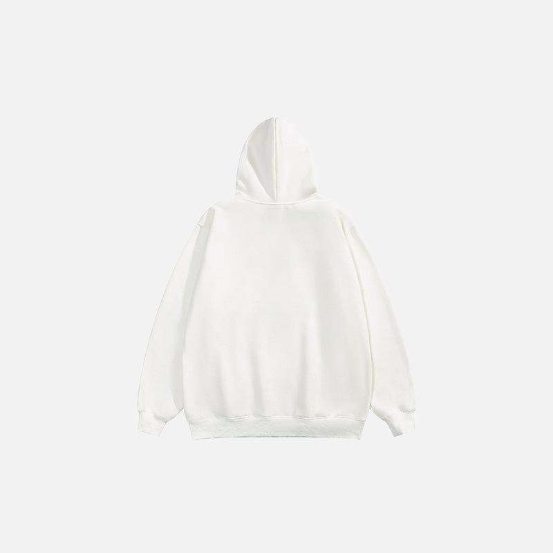 Butterfly Printed Loose Hoodie - tntwear1