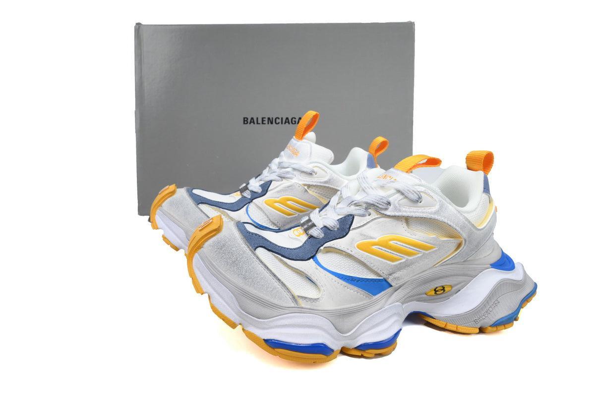 Custom BLCG White Blue Yellow Sneaker W2MV1 - tntwear1