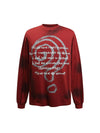 Tntwear Spray Long Sleeve Street Hip-Hop T-shirt