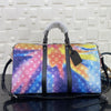 LV Keepall 50 BANDOULIÈRE MONOGRAM Virgil Abloh M45758 - tntwear1